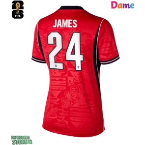 England Reece James #24 Replika Udebanetrøje Dame VM 2026 Kortærmet